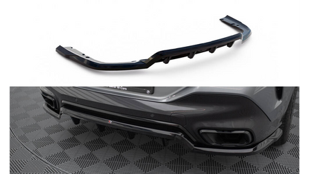 Splitter BMW X6 G06 Facelift M-Pack Rear Central with Diffuser v.1