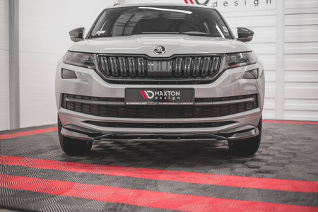 Splitter Skoda Kodiaq I Sportline RS przód Gloss Black