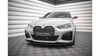 Splitter BMW 4 G26 M-Pack Front Pro Black-Red