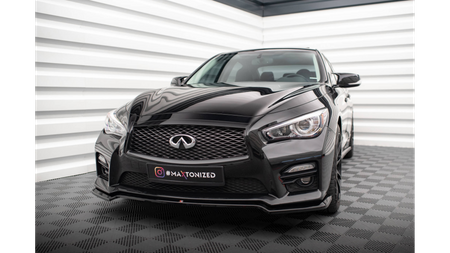 Splitter Infiniti Q50 S I Front v.1 Gloss Black