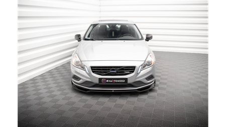 Splitter Volvo S60 II R-Design Front v.2 Gloss Black