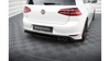 Splitter Volkswagen Golf 7 R Tył Środkowy z Dyfuzorem Gloss Black