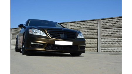 Splitter Mercedes-Benz S W221 AMG Front Gloss Black