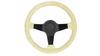 Steering wheel SLIDE 350mm offset:90mm Suede Yellow