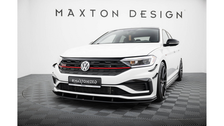 Splitter Volkswagen Jetta GLI Mk7 Przód Street Pro Black-Red