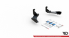 Splitter Volkswagen Golf 7 Facelift R Rear Side Racing Durability Black + Gloss Flaps