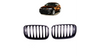 Grill BMW X6 E71 E72 X5 E70 Single Line Matt Black