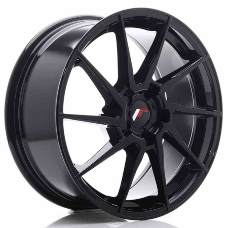 JR Wheels JR36 18x8 ET20-52 5H BLANK Gloss Black