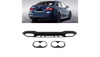 Diffuser Mercedes-Benz A V177 Rear Gloss Black