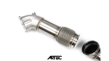 Nissan RB25 4" to 3.5" Cast Downpipe oraz Mild Pipe