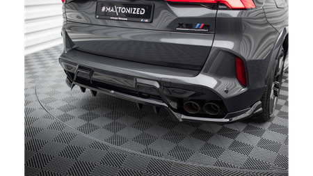 Splitter BMW X5 F95 Facelift M-Pack Tył Środkowy z Dyfuzorem