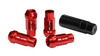 Forged wheel lug nuts SLIDE JDM Steel M12x1.25 Red ​