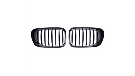 Grill BMW 3 E46 pojedyncze żeberka Matt Black