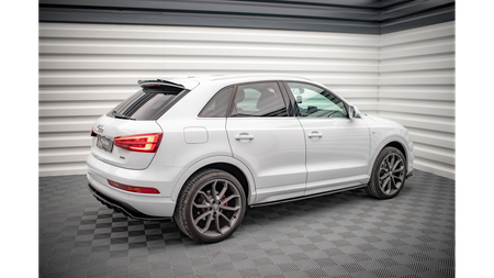 Dokładka Audi Q3 8U Facelift Progi Gloss Black