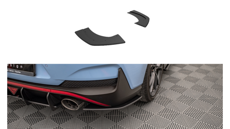 Splitter Hyundai I30 III Facelift N Fastback Rear Side Street Pro Black