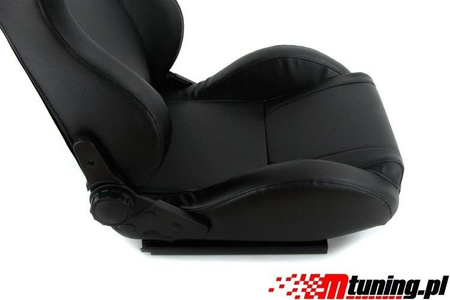 Racing seat MONZA PVC Black