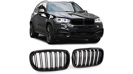 Grill BMW X5 F15 F85 X6 F16 F86 Dual Line Gloss Black