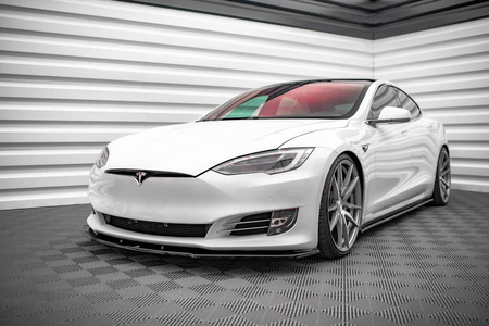 Splitter Tesla Model S Facelift Front v.1 Gloss Black