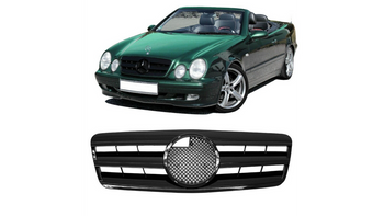 Grill Mercedes-Benz CLK C208 A208 Gloss Black