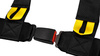 Racing seat belts Slide V2 BLACK 4P 3" E4