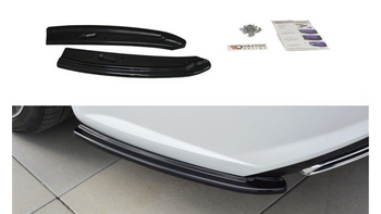 Splitter Audi A6 C7 Avant S-line Rear Side Gloss Black