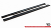 Diffuser Mercedes-Benz E63 AMG W212 Facelift Side Skirts Gloss Black
