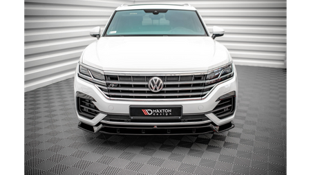 Splitter Volkswagen Touareg III R-line Front Gloss Black