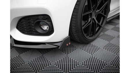 Splitter BMW 1 F20 M-Pack Facelift Front v.5 + Flaps