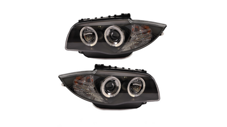 Lampy BMW 1 E81 E82 E87 E88 Przód Black