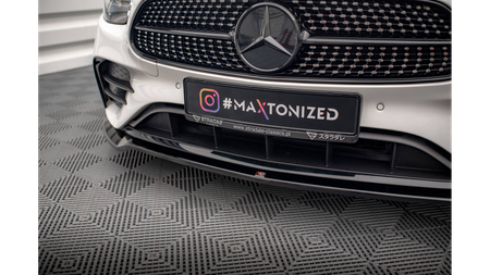 Splitter Mercedes-Benz E W213 Facelift przód v.1 Gloss Black