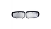 Grill BMW 1 E81 E82 E87 E88 Facelift Single Line Gloss Black