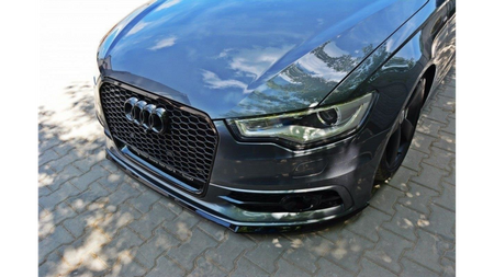 Splitter Audi A6 C7 S-Line Front v.2 Gloss Black