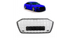 Grill Audi A6 C8 Gloss Black