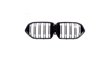 Grill BMW X6 G06 F96 podwójne żeberka Gloss Black