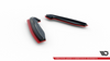 Splitter Subaru BRZ Tył Boczne v.2 Gloss Black + Red