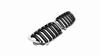 Grill BMW 2 F22 F23 podwójne żeberka Chrome & Black