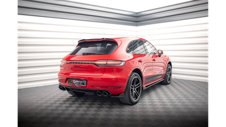 Przedłużenie Spoilera Porsche Macan I Facelift Gloss Black