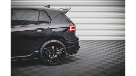 Splitter Volkswagen Golf 8 R Rear Side v.1 Gloss Black