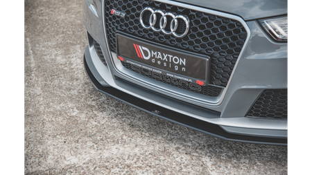 Splitter Audi RS3 8V Sportback przód Racing Durability Black