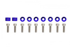 Decorative screws M8x1.25 25mm JDM Blue