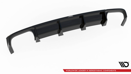 Diffuser Audi S8 D5 Rear Valance Gloss Black