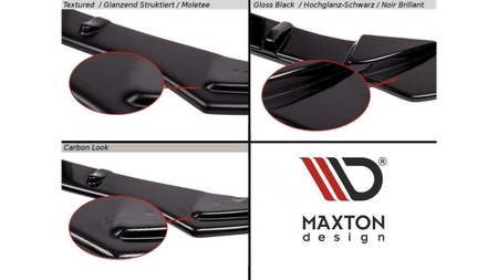 Diffuser Ford Focus II ST Rear Valance Gloss Black