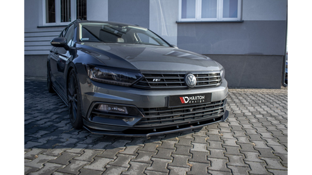 Splitter Volkswagen Passat B8 R-Line Front v.1 Gloss Black