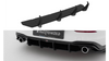 Diffuser Volkswagen Golf GTI Mk8 Rear Street Pro Black-Red v.4