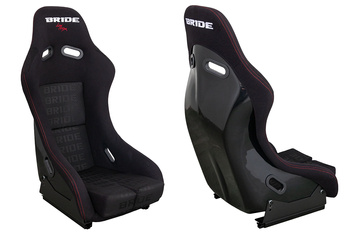 Racing seat GTR Bride Velvet Black