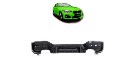 Diffuser BMW 1 F20 F21 Facelift Rear Carbon Look