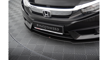 Splitter Honda Civic X Front Pro Black