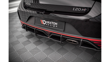 Diffuser Hyundai I20 N III Rear Street Pro Black-Red