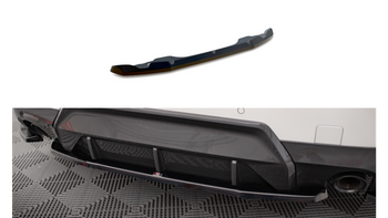 Splitter BMW 2 G42 M-Pack Tył Środkowy Gloss Black