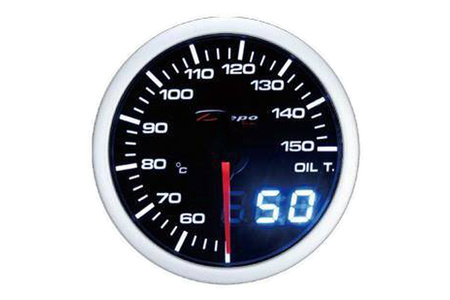 Depo Gauge Dual 60mm - Oil Temperature